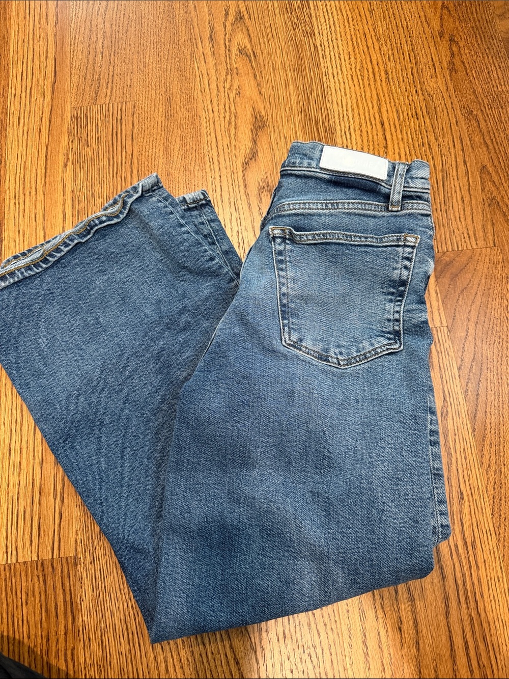Re/Done Women's Blue Flare Jeans